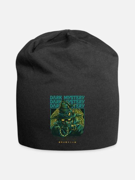 Dark Mystery - Jersey-Beanie - Schwarz