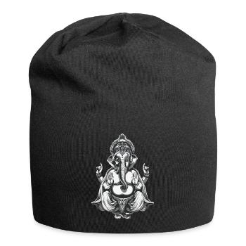 Ganesha deity Hindu - Jersey Beanie - black - Front