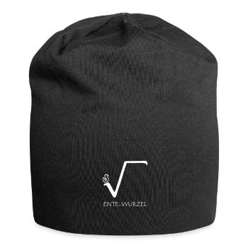 chemise de maths mathématiques de racine de canard - Bonnet en jersey - noir - Devant