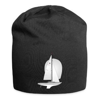 H Déchirure du bateau - Bonnet en jersey - noir - Devant