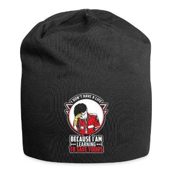 Médecin du service médical d'urgence paramédical - Bonnet en jersey - noir - Devant