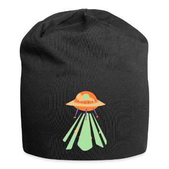 UFO - Jersey-Beanie - Schwarz - Vorne