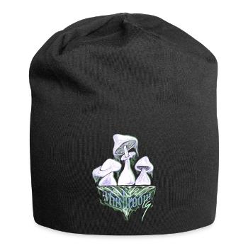 Mushrooms - Jersey-Beanie - Schwarz - Vorne