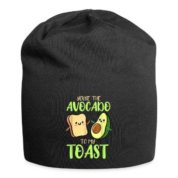 Avocado Trend 2021 - Youre the Avocado to my Toast - Bonnet en jersey - noir - Devant