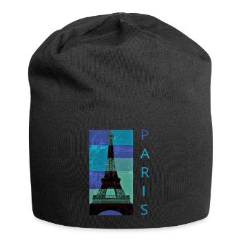 paris - Bonnet en jersey - noir - Devant