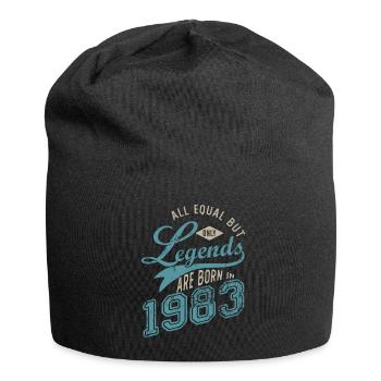 Legends are born in 1983 born in birthday 40 years - Jersey Beanie - black - Front