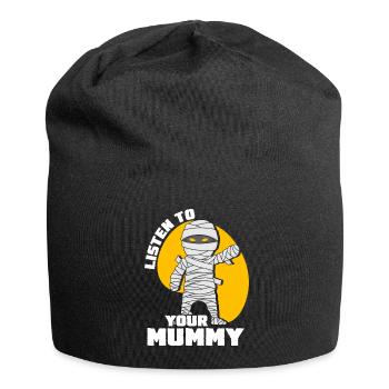 Mumie Gruselig Mumien - Jersey-Beanie - Schwarz - Vorne