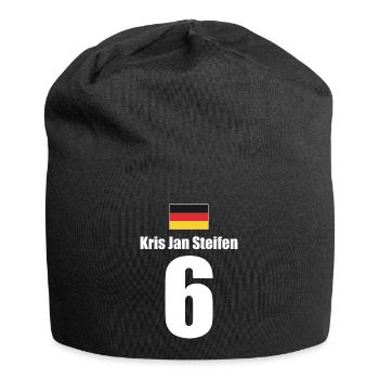 Deutschland Sauf Trikot Fußball Mallorca Urlaub - Jersey-Beanie - Schwarz - Vorne