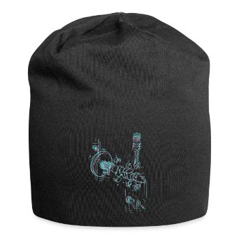 screws,drawing,screwdriver,screw,blue - Jersey Beanie - black - Front