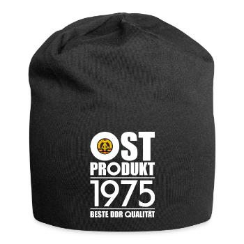 OSTPRODUKT 1975 DDR OSSI 51. GEBURTSTAG - Jersey-Beanie - Schwarz - Vorne