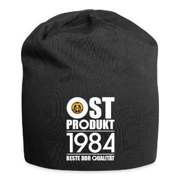 OSTPRODUKT 1984 DDR OSSI 42. GEBURTSTAG - Jersey-Beanie - Schwarz - Vorne