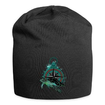 Turtle Compass - Jersey-Beanie - Schwarz - Vorne