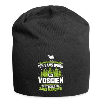 Humoristique vosgien les Vosges région humour - Bonnet en jersey - noir - Devant