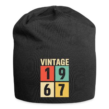 cadeau anniversaire homme amie femme original 1967 - Bonnet en jersey - noir - Devant