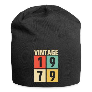 cadeau anniversaire homme amie femme original 1979 - Bonnet en jersey - noir - Devant
