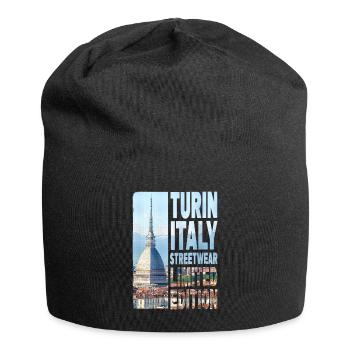 Turin Turin Turin Italie Ville Skyline Accueil Amour - Bonnet en jersey - noir - Devant