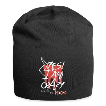 Yes I'm Crazy - Jersey Beanie - black - Front