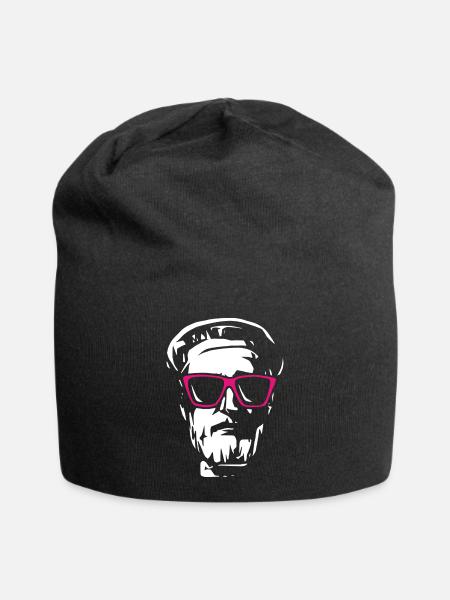 Mainzer Johannes Gutenberg - Jersey-Beanie - Schwarz