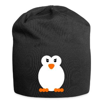 Oiseau de mer Animal Pingouin Antarctique Zoo Oiseau - Bonnet en jersey - noir - Devant