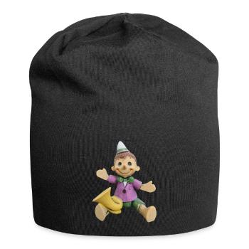 kleine Nase ByRino - Jersey-Beanie - Schwarz - Vorne
