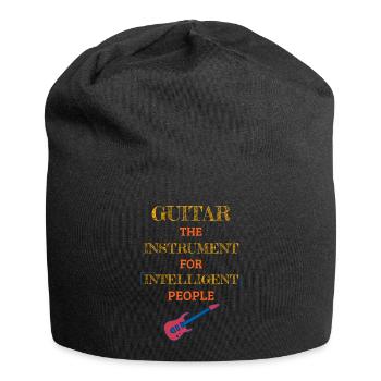 Guitar Instrument For Intelligent People Cider - Jersey Beanie - black - Front