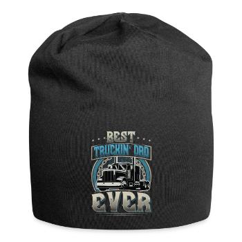 Truck Driver Dad Father Father's Day - Jersey Beanie - black - Front