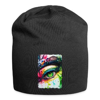 Iris - Bonnet en jersey - noir - Devant