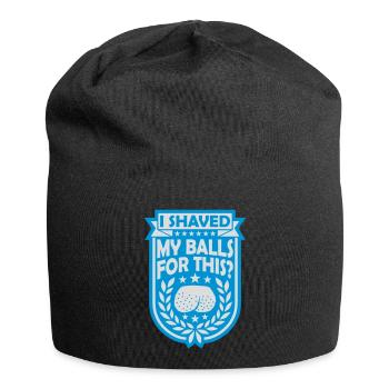 I shaved my balls - Jersey-Beanie - Schwarz - Vorne