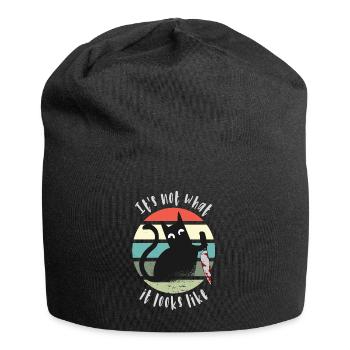 Ce n’est pas ce à quoi ça ressemble, couteau à chat - Bonnet en jersey - noir - Devant