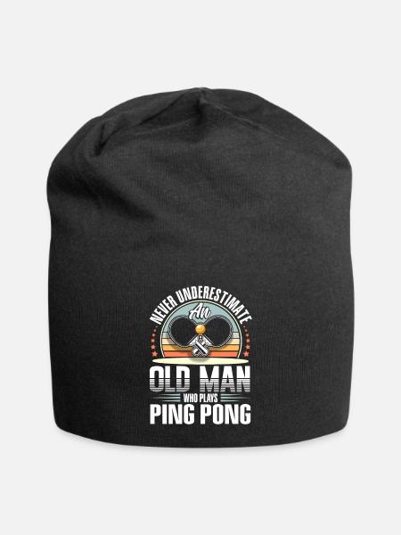 Ping-pong - Bonnet en jersey - noir