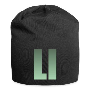 Vorname LI grün - Jersey-Beanie - Schwarz - Vorne
