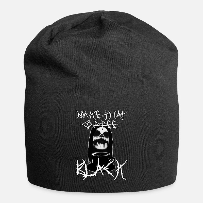 Make That Coffee Black - Jersey Beanie - black