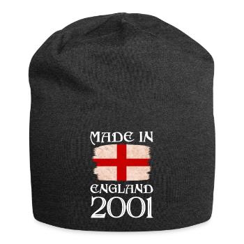 Made in England 2001 - St George's Day - English - Jersey Beanie - charcoal grey - Front
