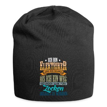 Ich bin Elektriker Gamer Zocken - Jersey-Beanie - Schwarz - Vorne