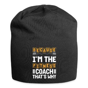 Gym Bench Press Training - Jersey Beanie - black - Front