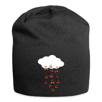 Pluie de cerises - Bonnet en jersey - noir - Devant