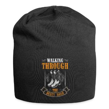 Country Sheriff Pferde USA - Jersey-Beanie - Schwarz - Vorne