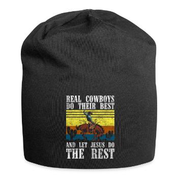 Western Cowboy Boots Revolver USA - Jersey Beanie - black - Front