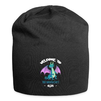 Welcome to the Dragon Club - Jersey Beanie - black - Front