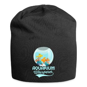 Aquarium Whisperer Fish Keeping Aquarium Owner - Jersey-Beanie - Schwarz - Vorne