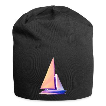 Sailing ship Sailboat Sailing Sailing Sailing Sailing - Jersey Beanie - black - Front