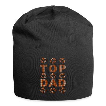 TOP DAD orange - Jersey-Beanie - Schwarz - Vorne