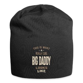 Wirklich cooler Big Daddy - Jersey-Beanie - Schwarz - Vorne