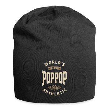 Meilleure pop pop - Bonnet en jersey - noir - Devant