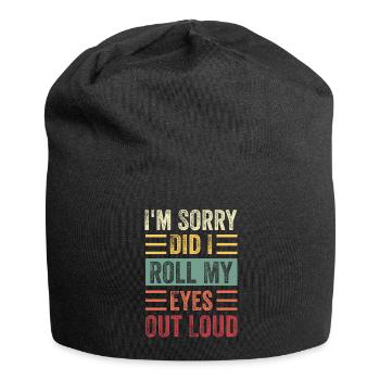 Funny & Sarcastic Unisex T-shirt - Jersey-Beanie - Schwarz - Vorne