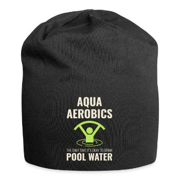 Aquagym Fitness aquatique Aqua Exercice - Bonnet en jersey - noir - Devant