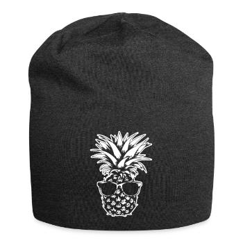 Ananas - Jersey-Beanie - Anthrazit - Vorne