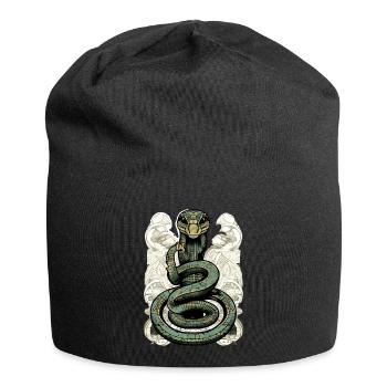 Kik the snake - Jersey Beanie - black - Front
