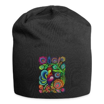 Schweden Schweden Schweden Skandinavien Reisekunst Kunst - Jersey-Beanie - Schwarz - Vorne