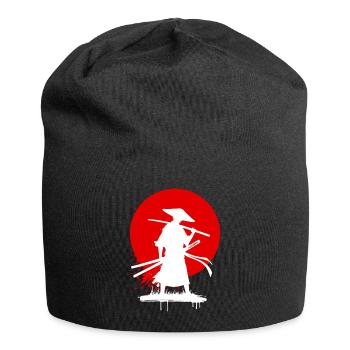 Japanisch Animation Manga Comic Anime Zeichentrick - Jersey-Beanie - Schwarz - Vorne